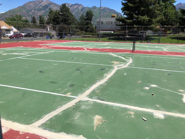 Utah Court Surfacing Layton UT Outdoor Sports Court Resurfacing and Repairs