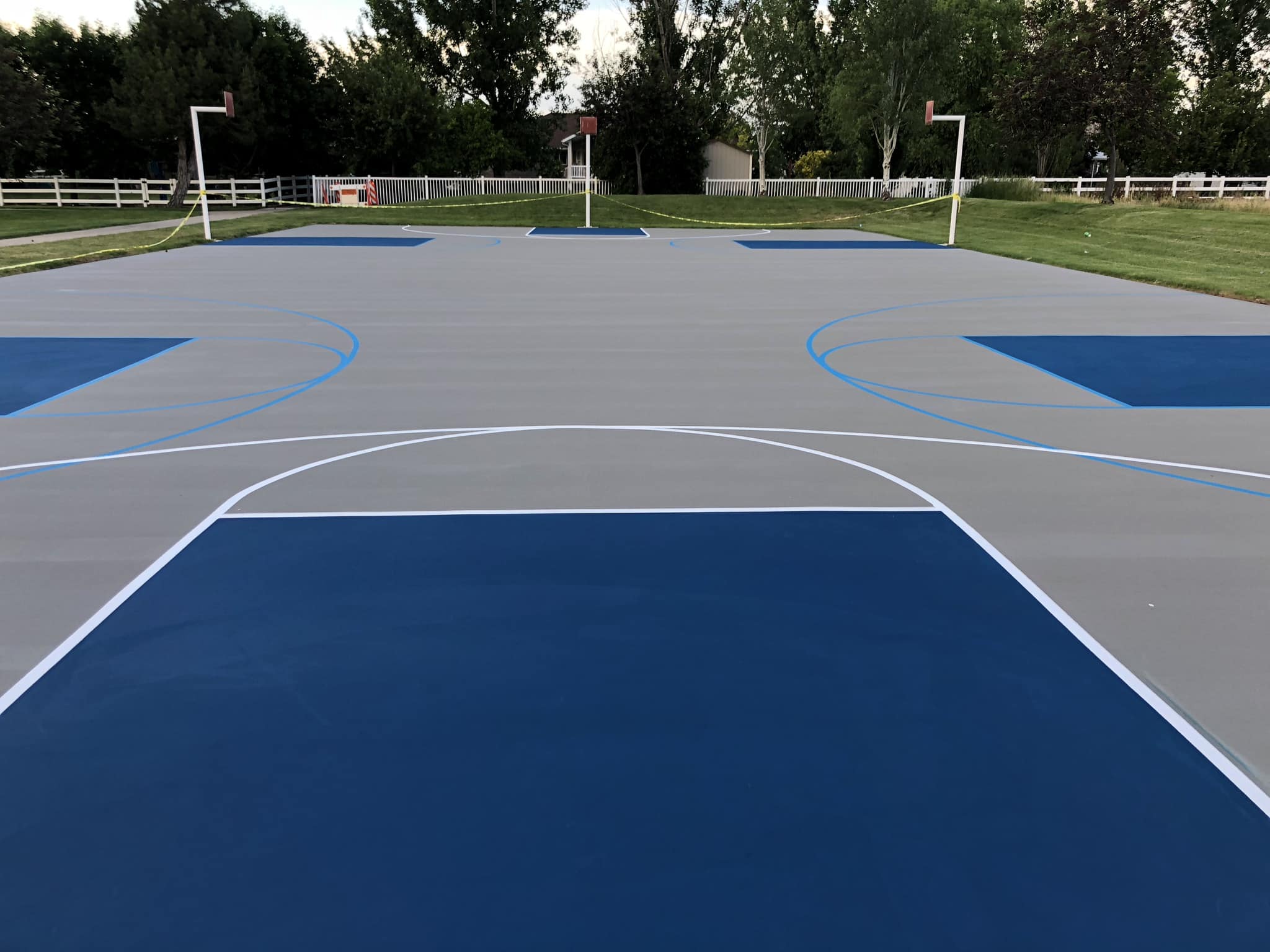 Utah Court Surfacing Outdoor Sports Court Basketball Court