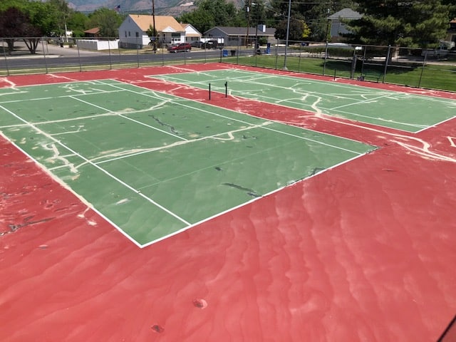 Utah Court Surfacing Outdoor Sports Court Tennis Court