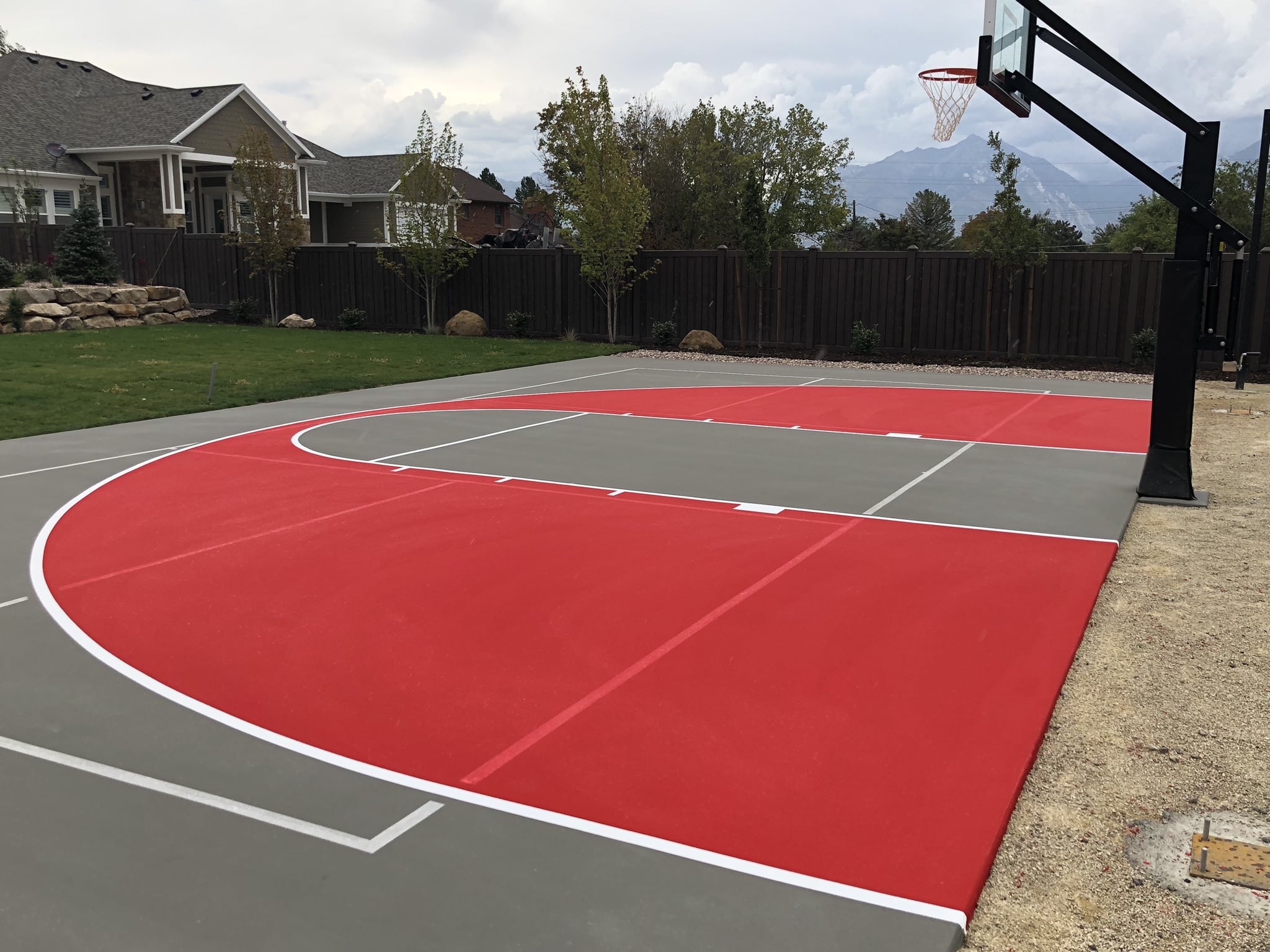Utah Court Surfacing Outdoor Sports Court Basketball Court