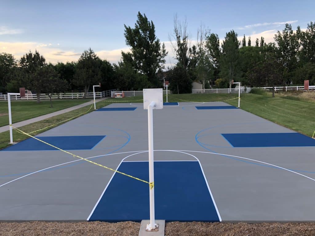 Basketball court Utah Court Surfacing Outdoor Sports Courts