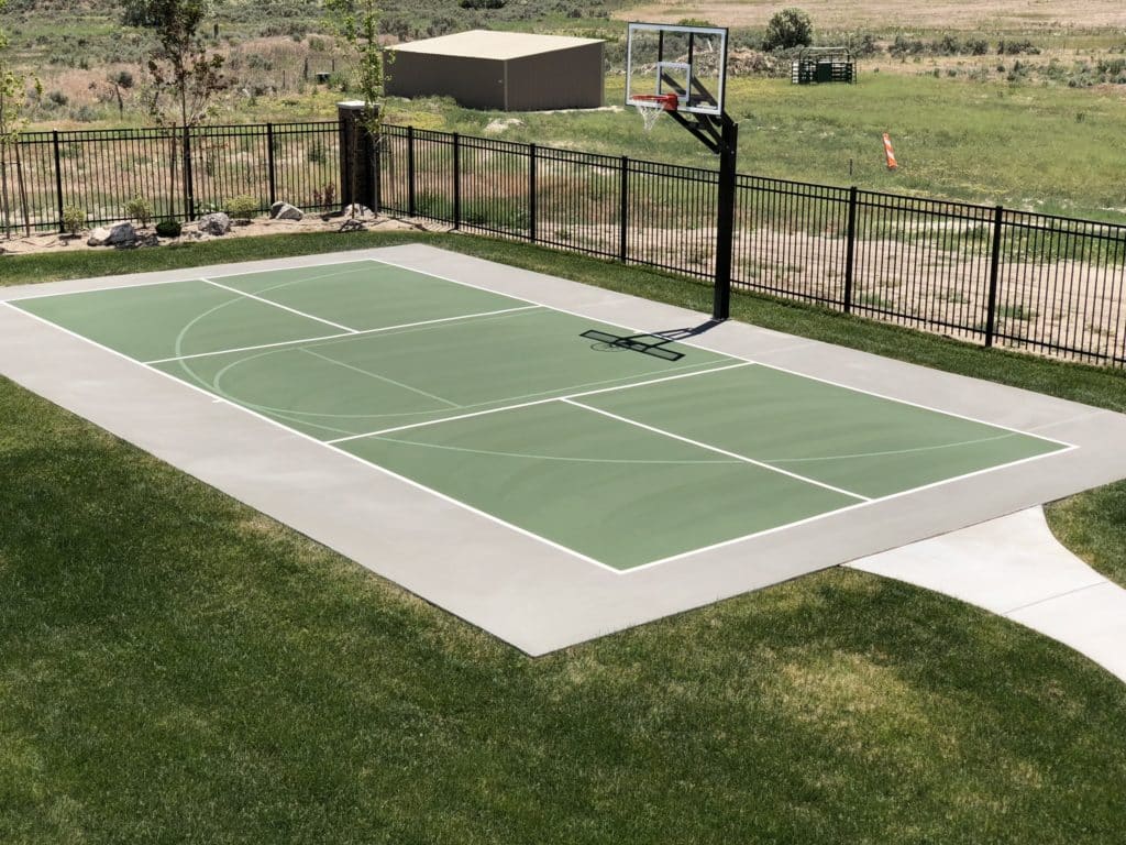 Utah Court Surfacing Outdoor Sports Court Basketball Court