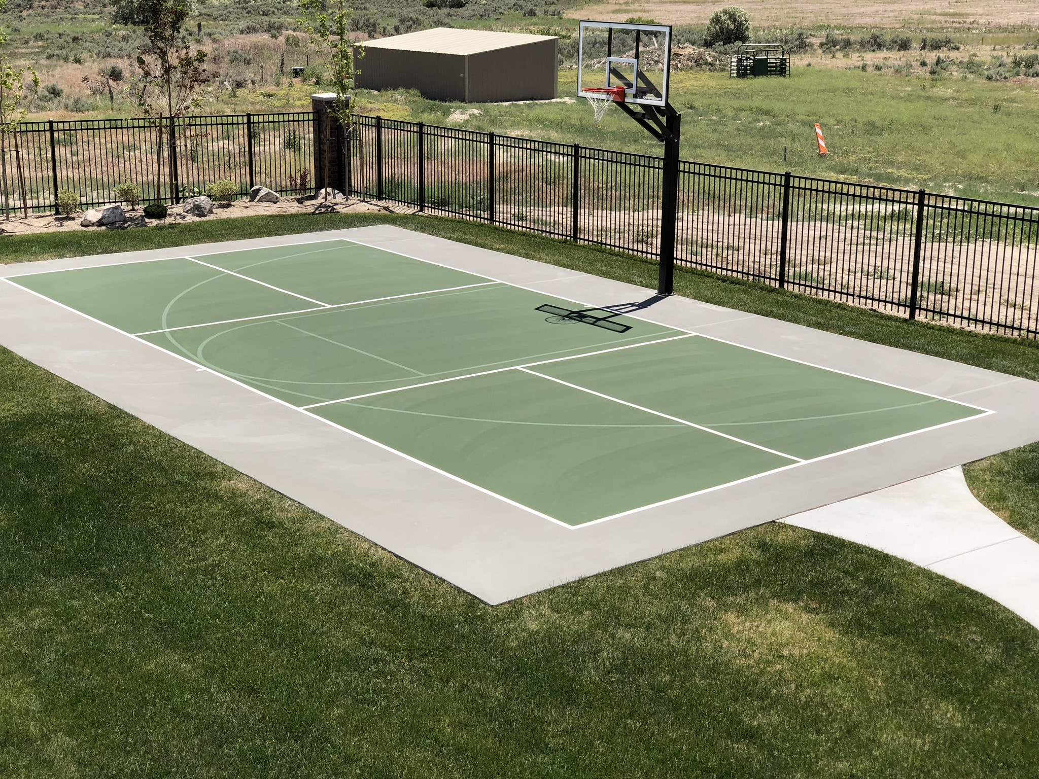 Utah Court Surfacing Outdoor Sports Court Basketball Court