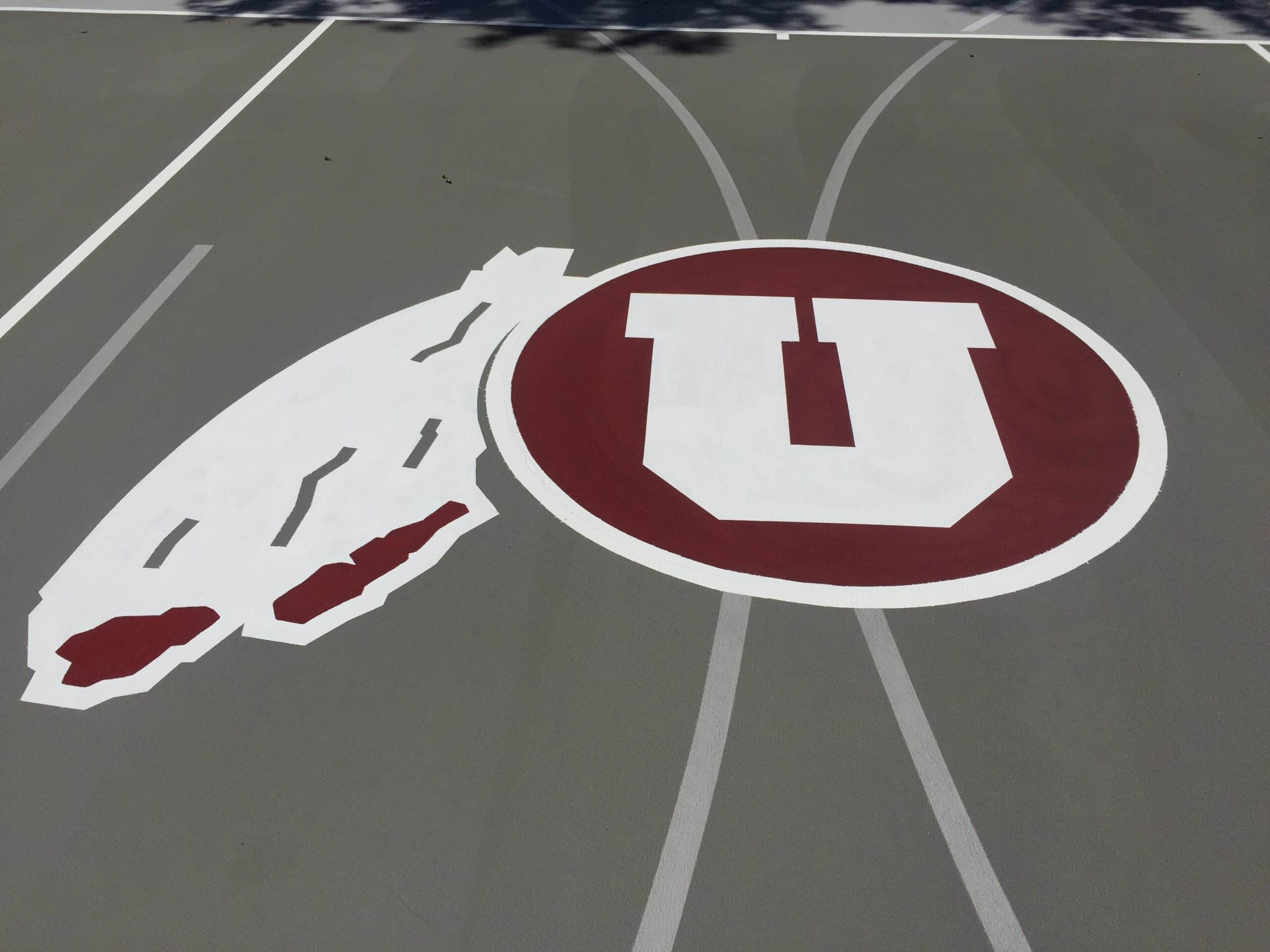 Custom Court Graphics Layton UT Utah Court Surfacing