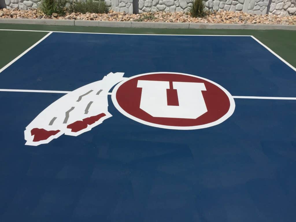 Utah Court Surfacing Custom Design Layton UT