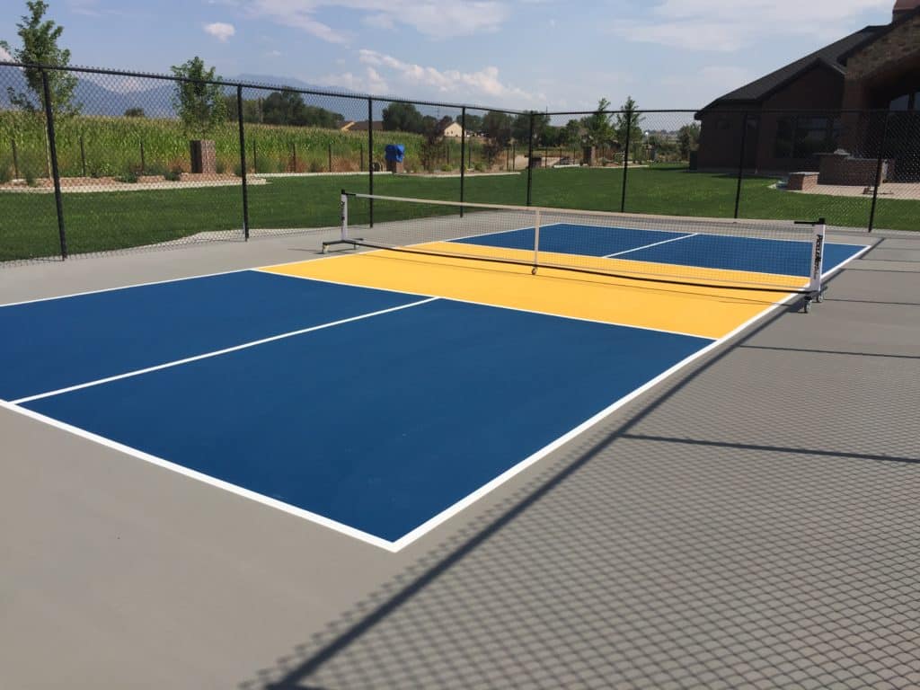 Utah Court Surfacing Outdoor Sports Court Pickleball Court