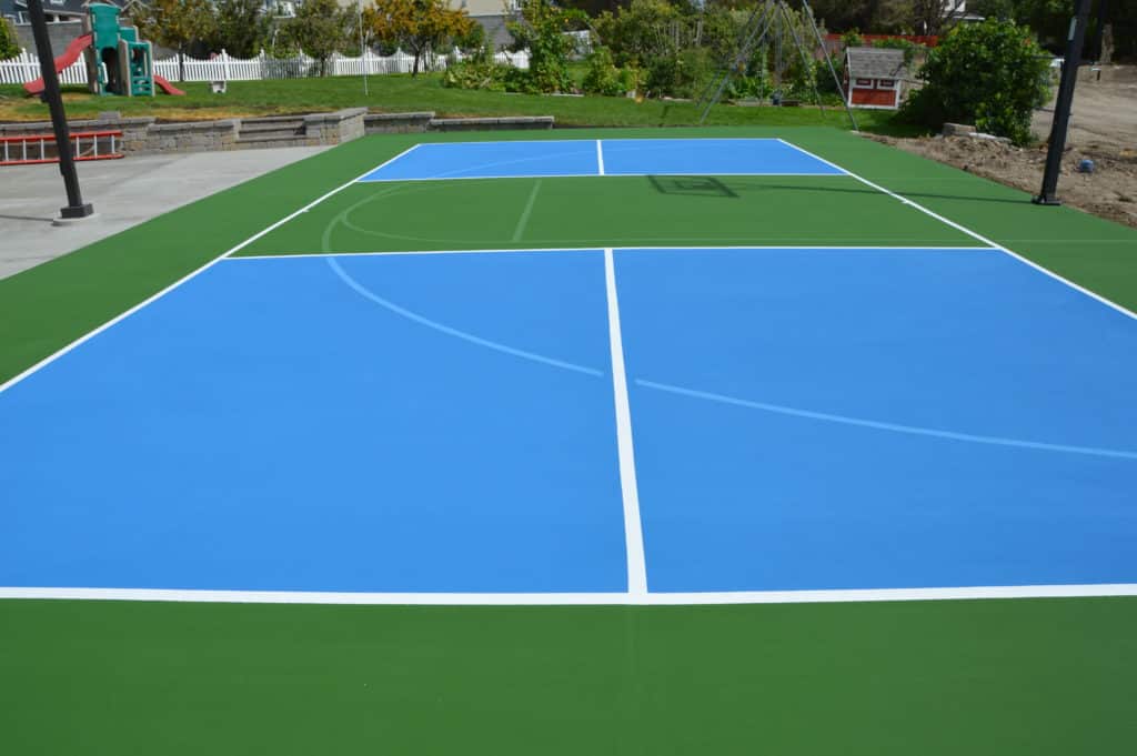 Utah Court Surfacing Outdoor Sports Court Pickleball Court