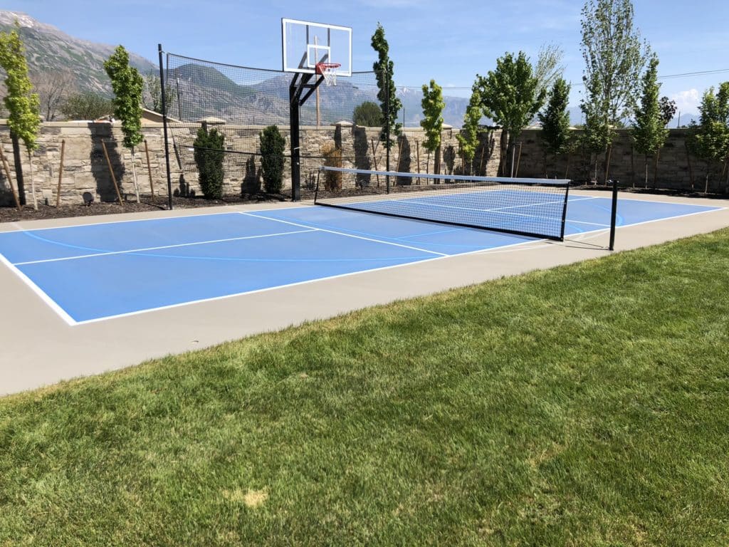 Utah Court Surfacing Outdoor Sports Court Pickleball Court
