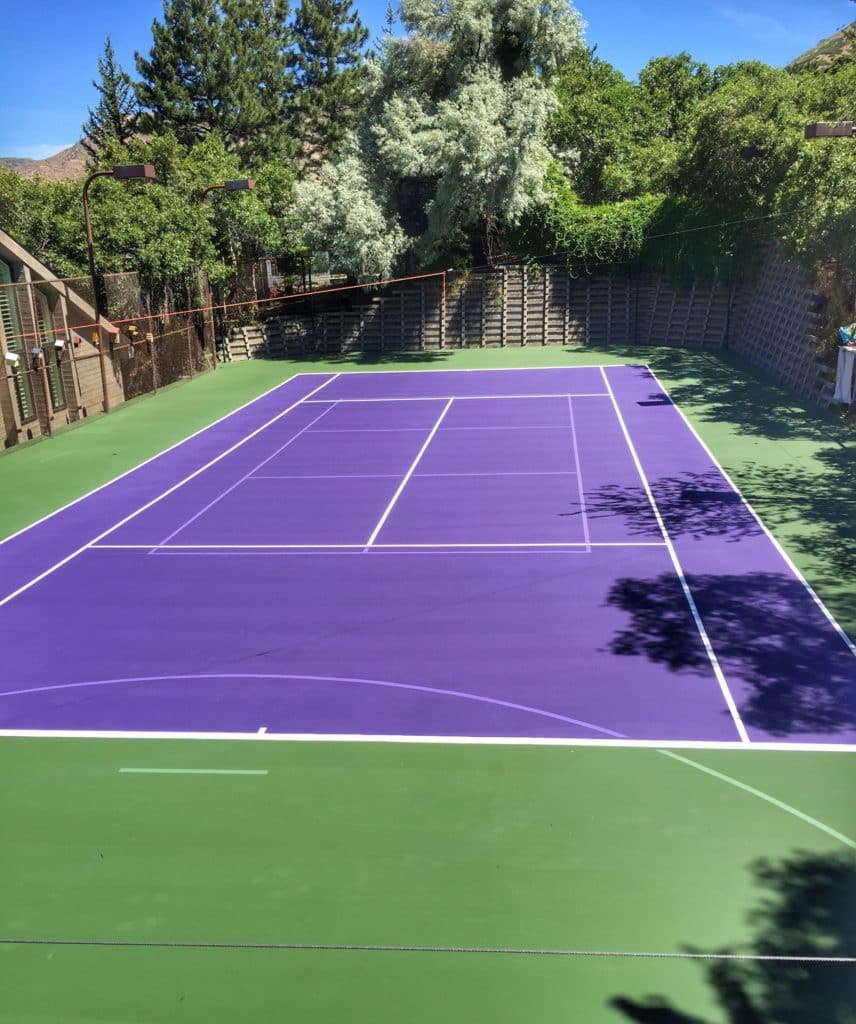 Tennis Court Utah Court Surfacing Outdoor Sports Courts